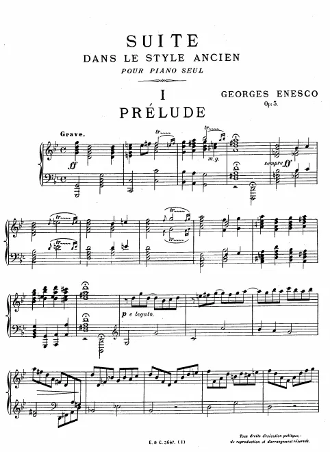 First page of Suite No.1