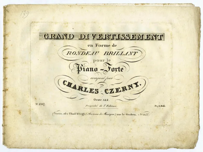 First page of Grand Divertissement en forme de rondeau brillant