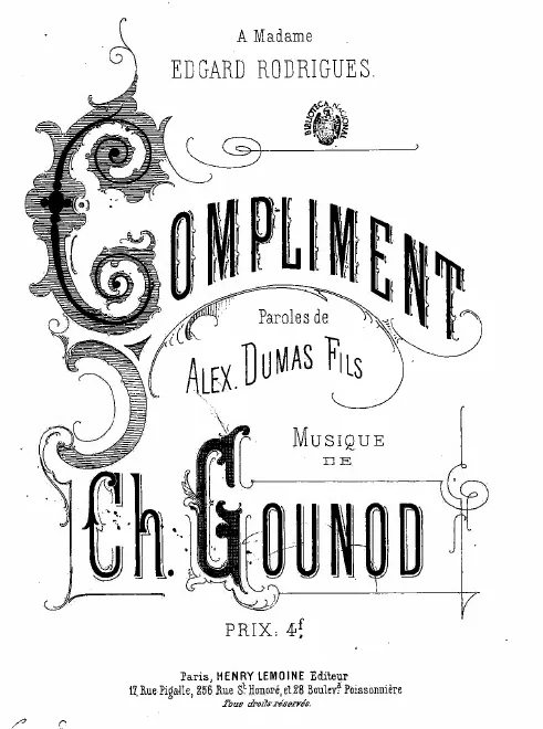 First page of Compliment