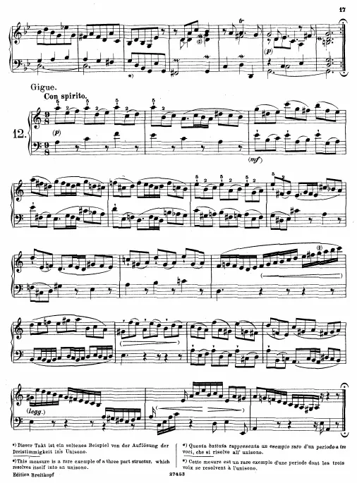 4. Prelude in , BWV 942