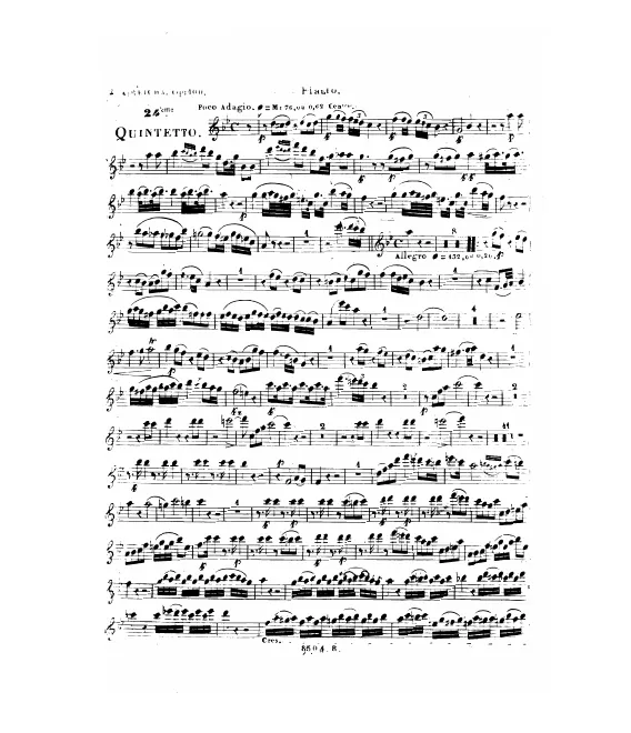 First page of Wind Quintet No.24