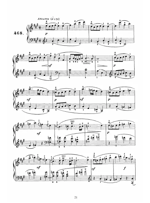 First page of Keyboard Sonata in A major