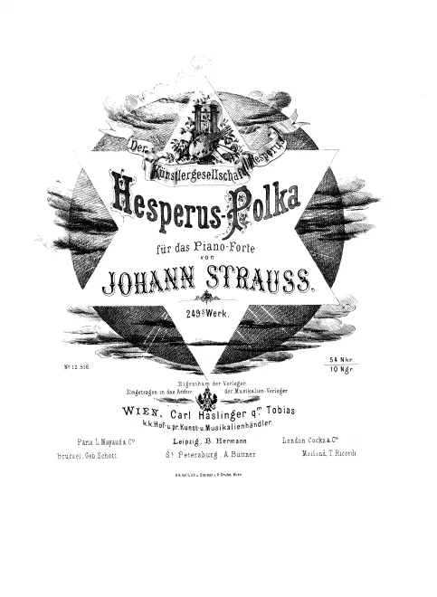 First page of Hesperus-Polka