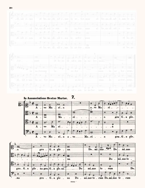 First page of Ave Maria
