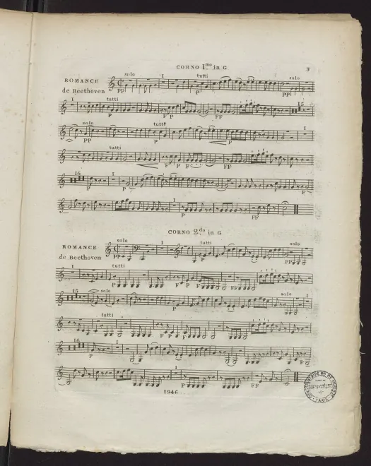 Horn 1, 2 (G)