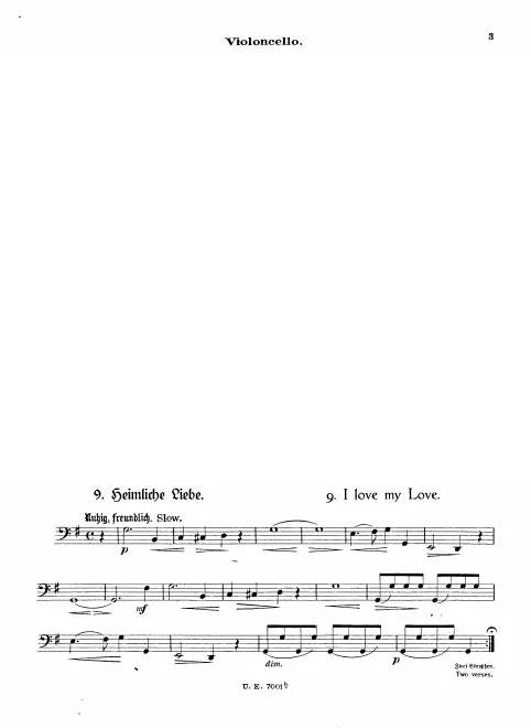 Cello (optional)