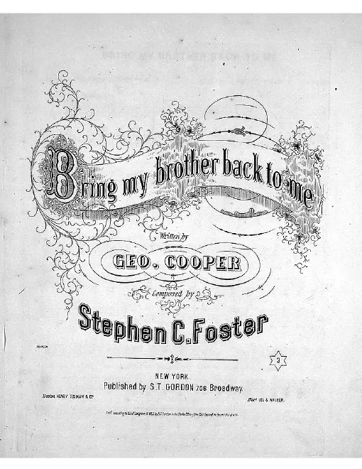 First page of Bring My Brother Back to Me