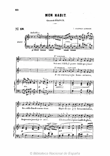 First page of Mon habit