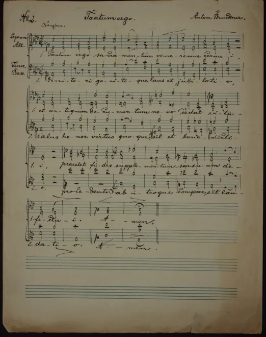 4. Tantum ergo in - Complete score