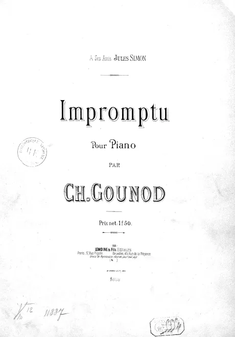 First page of Impromptu
