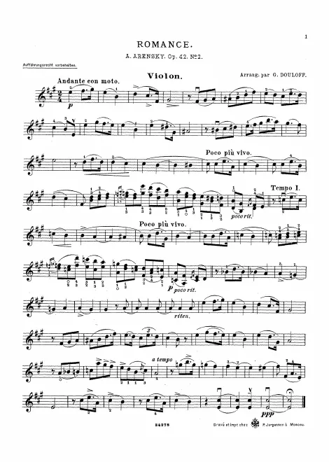 First page of 3 Morceaux