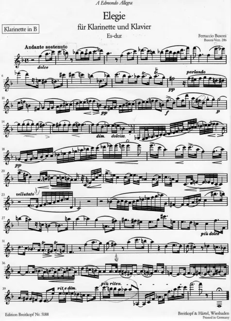 First page of Elegie