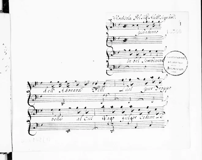 First page of Splendeano in bel sembiante