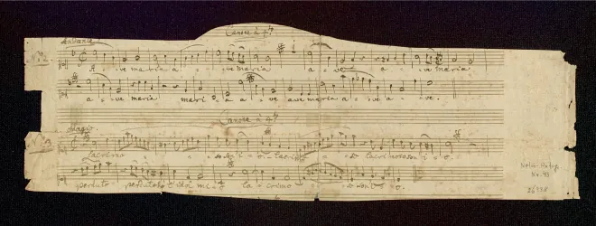 First page of Canon for 4 Voices
