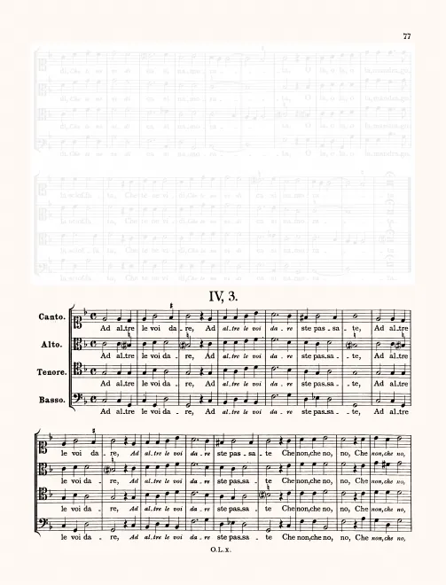 First page of Ad altre le voi dare ste passate