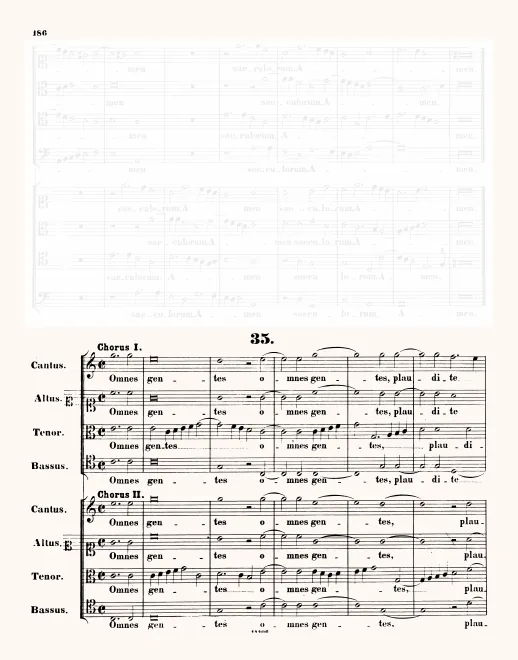 First page of Omnes gentes plaudite