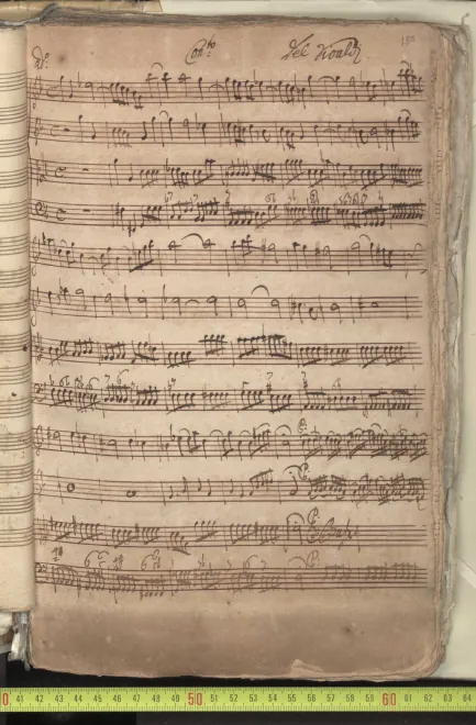 First page of Concerto for Strings in G minor