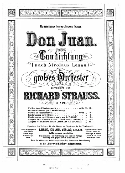 First page of Don Juan