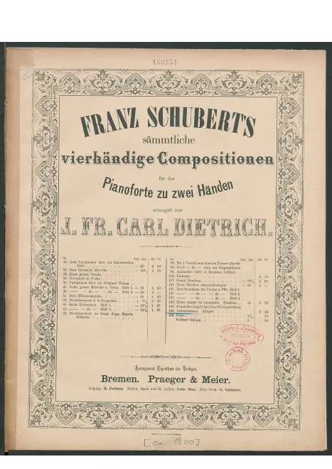 First page of Allegro in A minor