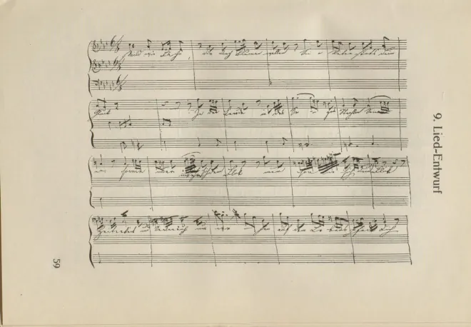 First page of Mild wie Bäche, die durch Blumen wallen