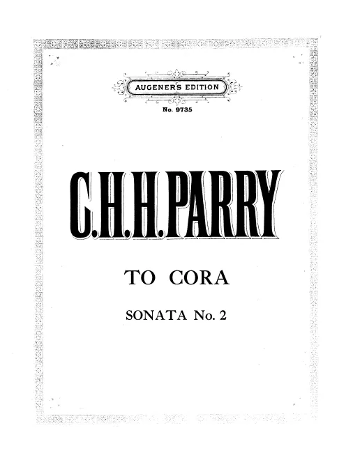 First page of Piano Sonata No.2