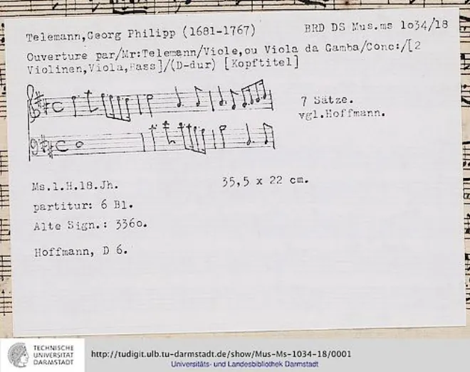 First page of Ouverture-Suite