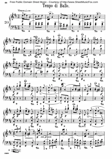 First page of Keyboard Sonata in D major