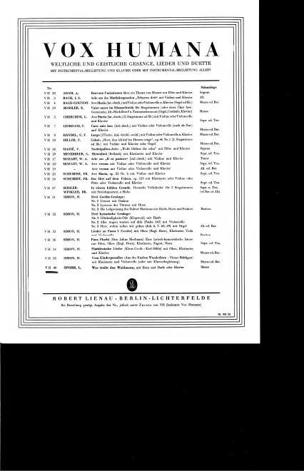 First page of Lied der Emma
