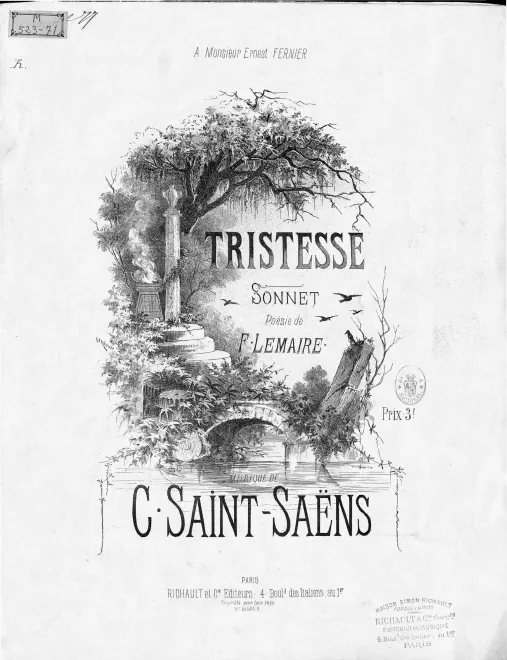 First page of Tristesse