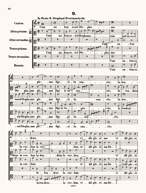 First page of Cum autem esset Stephanus