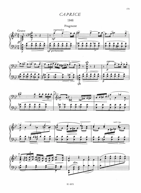 First page of Caprice