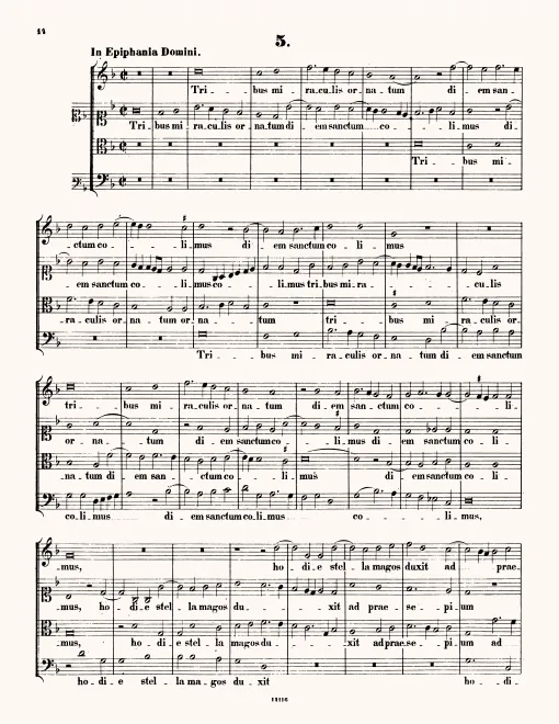 First page of Tribus miraculis