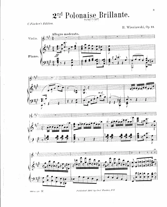 First page of Polonaise brillante No.2