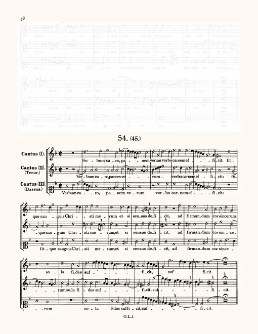 First page of Verbum caro panem verum