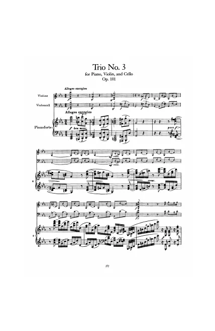 First page of Piano Trio No.3