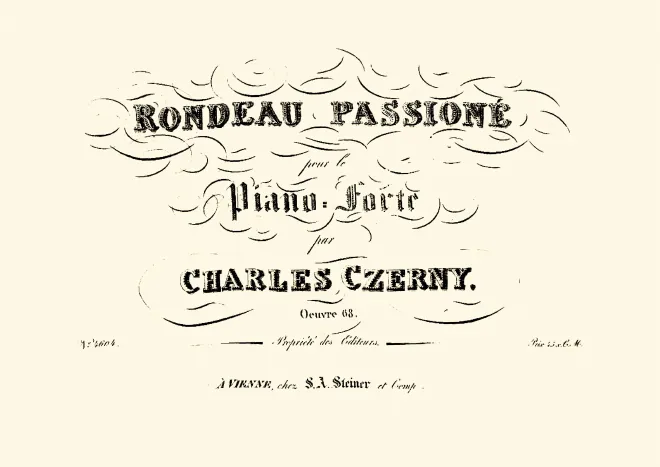 First page of Rondeau passioné