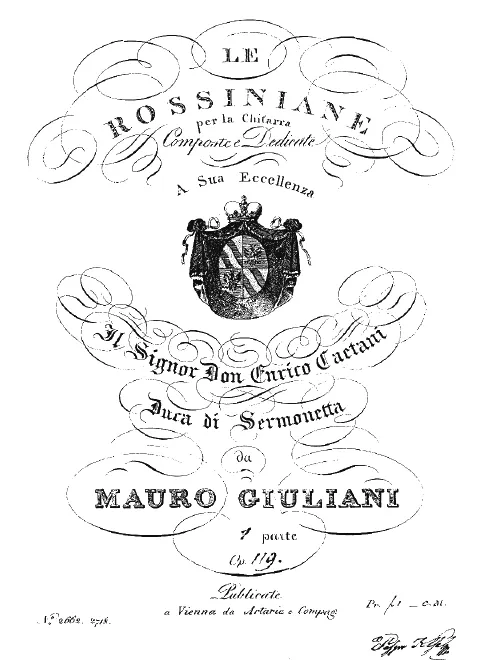First page of Rossiniana No.1