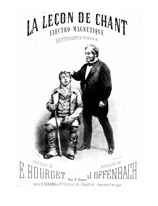 First page of La leçon de chant électromagnétique