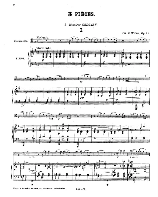 First page of 3 Pièces