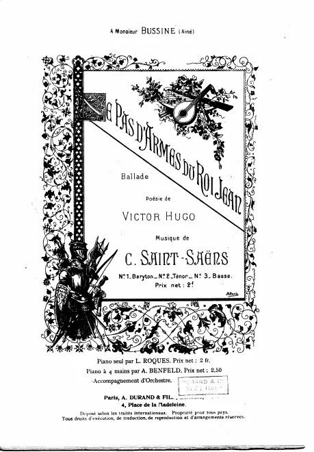 First page of Le pas d'armes du Roi Jean