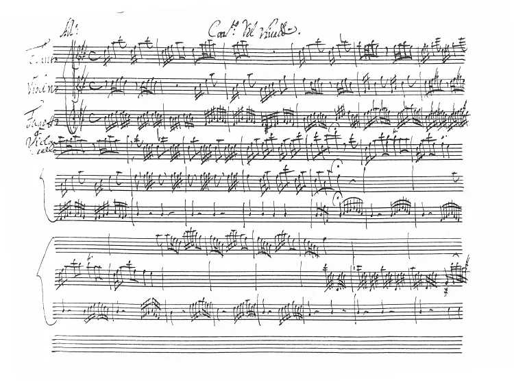 First page of Concerto in D major