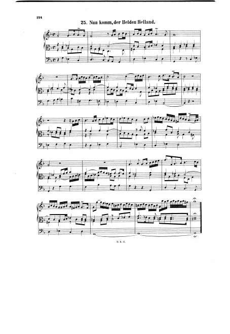 First page of Nun komm, der Heiden Heiland