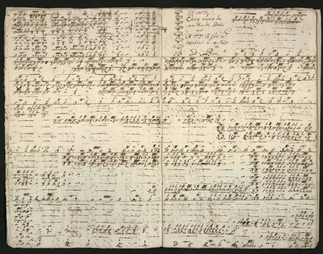 First page of Ecce nunc benedicite