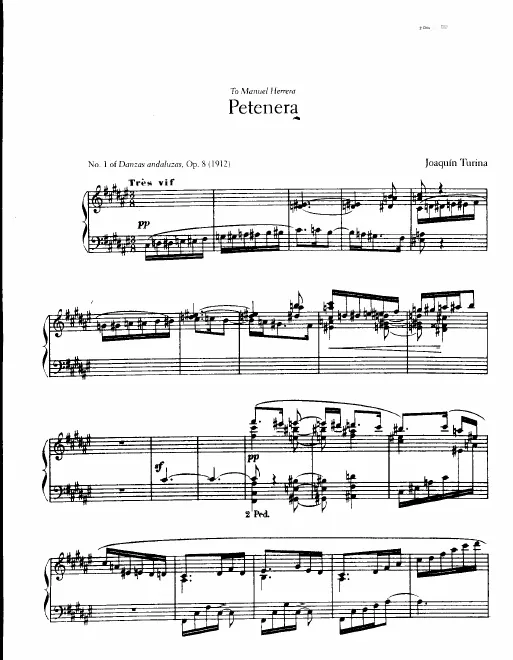 First page of 3 Danzas Andaluzas