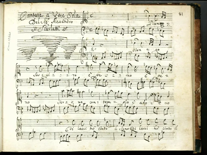 First page of Piango, sospiro, e peno