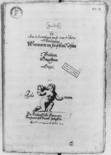 First page of Wenn wir in höchsten Nöten sein