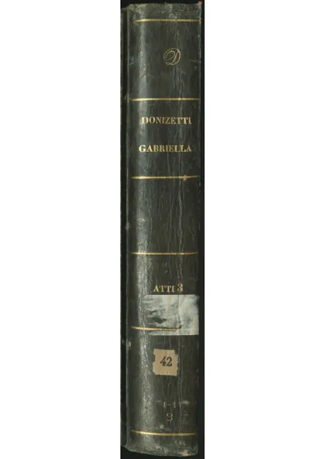 First page of Gabriella di Vergy