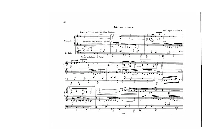 First page of Orchestral Suite No.3