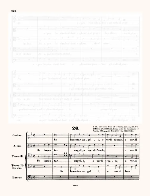 First page of Se lamentar augelli
