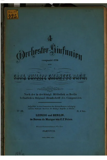 First page of Symphony in F major